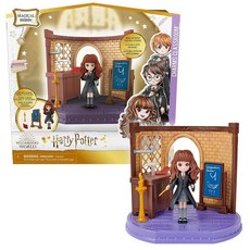Wizarding World 해리 포터 매직 미니 독점 디럭스 호그와트 성 교실 플레이세트 3개 액세서리 22개 피규어 조명 및 사운드 그외 각종 533839, Hermione Granger