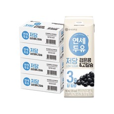 연세두유 저당두유 검은콩 고칼슘, 190ml, 96개
