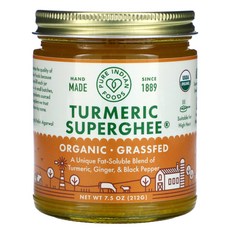 퓨어 인디안 푸드 터메릭 슈퍼 기 212g Pure Indian Foods Turmeric Superghee, 1개