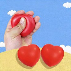 하트 손가락 운동 그립볼 악력 기 5p 재활기구 강화 스트레칭