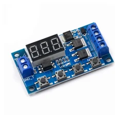 DC 5V-36V 트리거 사이클 지연 타이머 스위치 LED 디스플레이가 릴레이 모듈 켜기 끄기 조정, 1개