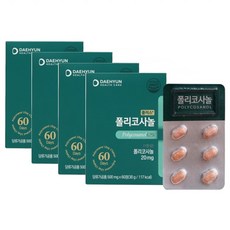대현헬스케어 플러스 폴리코사놀, 4개, 60회분