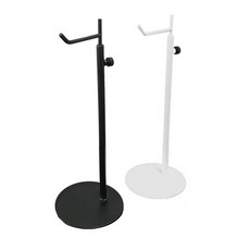 원형베이스 가방거치대, 색상_화이트, 1개