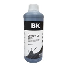 잉크테크 캐논 C5000 검정안료 C5000D 컬러염료 무한 리필잉크 1000ml, 검정(B) 안료 1000ml, 1개