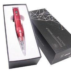 婕媚兒免麻無線紋繡機全拋式一體機，美瞳線紋唇霧眉飄眉眼線專用, 紅色