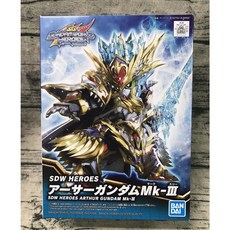 BANDAI SD鋼彈世界 群英集 #18 亞瑟鋼彈 Mk-Ⅲ 模型, 1個