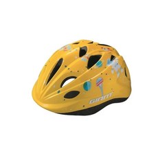 GIANT 捷安特 K-15 2.0 一體成型兒童安全帽 太空黃色款，適用於學步車、直排輪和PUSH BIKE，提供最佳頭部保護, 太空(黃), 1個