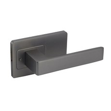 프리미엄 타이탄 고급 사각 문고리 레버 도어락 방문손잡이 시공편리, 1개, BN(다크니켈)