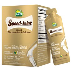 디칼 스피드-조인트 리퀴드 글루코사민 앤 칼슘 600mg + NAG 500mg + 비타민 D 800IU 25개입, 1개, 500ml