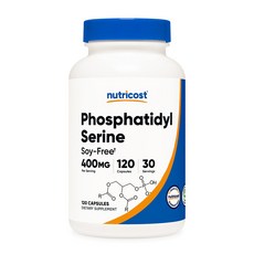 뉴트리코스트 포스파티딜세린 400mg 120캡슐, 120정, 1개