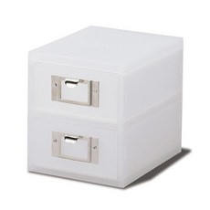 시스맥스 아이박스 서랍형 소형2단 수납함 정리대 dok+8579IY