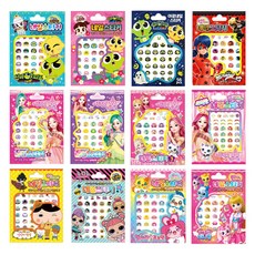 시크릿쥬쥬 신비아파트 네일 아트 스티커 22종류택1, 8-프리큐어, 1개