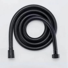 스테인리스 스틸 샤워호스 길이 2m 블랙 R885, 단품, 단품
