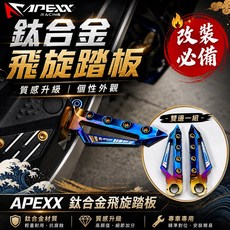 APEXX 鈦合金飛旋踏板, 單踏板