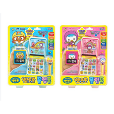토이세븐 뽀로로 플립폰 스마트폰 장난감 핸드폰 랜덤발송, 다양, 1개