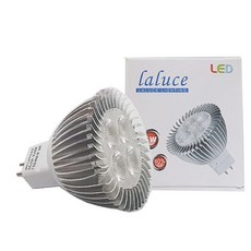 LALUCE LED MR16 12V 5W 할로겐 LED할로겐 라루체, 주광색, 1개