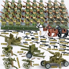 2차세계대전 미니피규어 세트 호환 블럭 중국 미군 독일군 프랑스군 병사 군용블록 퍼즐 조립, 캐나다+미군 병사/36명 (선택)