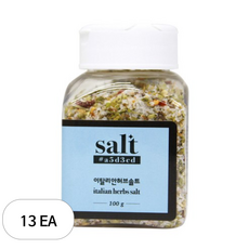 딜리셔스마켓 이탈리안 허브솔트 소형, 100g, 13개