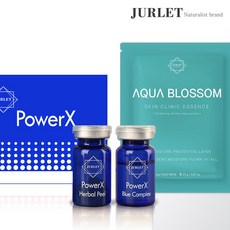 쥴레 파워엑스 해초필링 약초필링 스피큘 각질관리 허벌필1g + 블루 컴플렉스 6ml + 마스크팩 1장, 1개, 1g