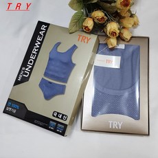 트라이 남자 삼각 런닝 세트 아빠 면런닝 삼각팬티 G52