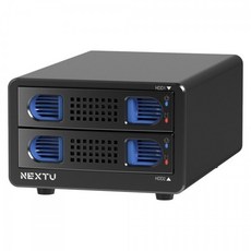 넥스트유 하비슈 2베이 USB 3.0 5Gbps HDD SSD 데이터 스토리지, 922U3, 1개
