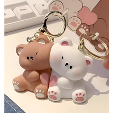 도치코 곰돌이키링 커플키링 커플링키링 자석키링 키홀더 열쇠고리