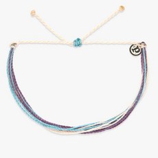 Pura Vida 手工打勾勾防水蠟線衝浪手環, 1個