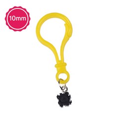 디폼블럭10mm165개 세트&부자재증정, H19_10mm 검정블럭+고리노랑색(10개), 1개
