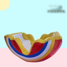 에어바운스 키즈카페 시소 홈바운스 놀이기구 놀이터, 레인보우(2인)