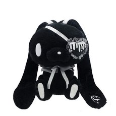 Gloomy Bear 긴귀 토끼 캐릭터 인형 폭신폭신 컬렉션용 필수템 귀여운 집콕템 선물추천, 1개, 블랙, 15cm