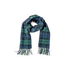 Briomhar 타탄 격자 무늬 울 스코틀랜드 스카프 - 100% 램스울 스코틀랜드에서 제작 추운 날씨에 완벽한 겨울 스카프 데이비슨 141092, 블랙 시계