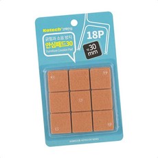 가구패드 정사각패드 정사각 긁힘 방지 30mm 18p 의자소음방지 책상소음방지