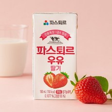 190ml (24팩) 딸기우유 파스퇴르