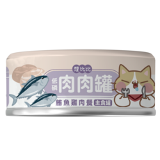 想比比 肉肉無膠主食罐 貓主食罐 貓罐 低磷主食罐 鮪魚雞肉口味 整箱價, 80g, 24個, 鮪魚雞肉