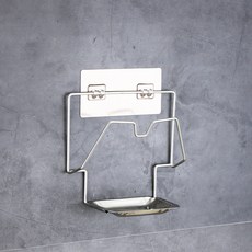 台東出貨 廚房鍋蓋架 鍋具家用收納架子 鍋蓋架平底鍋架 不鏽鋼壁掛免打孔置物架 廚房置物架 收納 收納架 瀝水架菜板架, （一層）帶接水盤, 1個