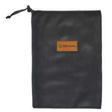【萩凹豆】Chill Outdoor網眼束口收納袋, 1個, 束口收納袋(大30*40cm), 黑色, 1層