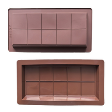 [드그라쎄] 큐브 바크 초콜릿 몰드 두바이 초콜렛 만들기 재료, 1개, 브라운