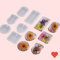 셀프 방향제 실리콘키링 석고 왁스 비누 캔들 타블렛, 사각, 본상품선택