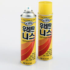 우레탄 니스 스프레이 뿌리는 니스광택제, 2개