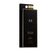 Missha M Pro Cover BB霜 SPF42 隔離霜, 1個, 21明亮色, 21明亮色