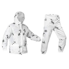 Eosphorus 블러 스노우 카모 겨울 카모플라주 초박형 오버화이트 사냥 에어소프트 페인트볼 야외용 흐림 패턴