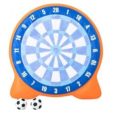축구 다트 놀이 슈팅 점수 풍선 레크레이션 룰렛판, 1개