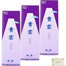 11839071 제사향 절향 법당향 사찰향 향 일본향당 청운바 이오렛 길이 120g 3개 세트 + Kunutonn 오리지널 로고가 들어간 e 사은품 포함