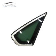 폭스바겐 파사트 11-18년식 리어 윈도우 글래스 삼각 플레이트 가니쉬 커버 패널 사이드 미러 트림 외장 자, 01 Right