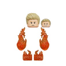 블록 스트레치 가이 갈락투스 빅 미니 액션 피규어 코루이트 브릭, 색상: 2. K2308