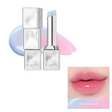 TIRTIR 水潤光澤唇膏 3.2g 變色潤唇滋潤 lipstick 01 冰晶藍, 1個, 01 冰晶藍 (PRADA平替)