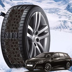 간편장착 지속력UP 접착식 붙이는 자동차 스노우체인 패치 i40 전용, 1개