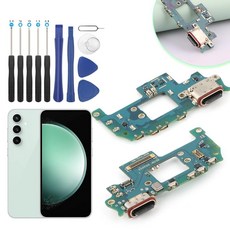 FKBAightccy 삼성 갤럭시 S23 FE 충전 포트 교체용 도크 커넥터 S711U USB 충전기 보드 플렉스 케이블 부품 도구 포함, FKBAightccy 삼성 갤럭시 S23 FE 충전 포