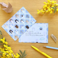 日本4legs插畫家明信片 [貓臉], 1個