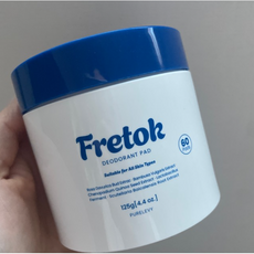 퓨어레비 프레톡 데오드란트 패드 60매 겨드랑이 땀 냄새 암내제거 겨땀냄새, 1개, 125g